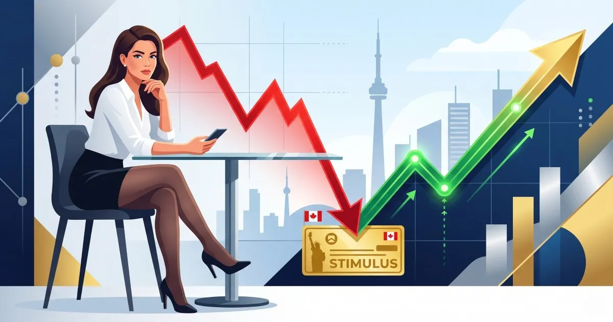 2020 pandemic stock market crash, stimulus check, and recovery rally showing lessons for long-term investors