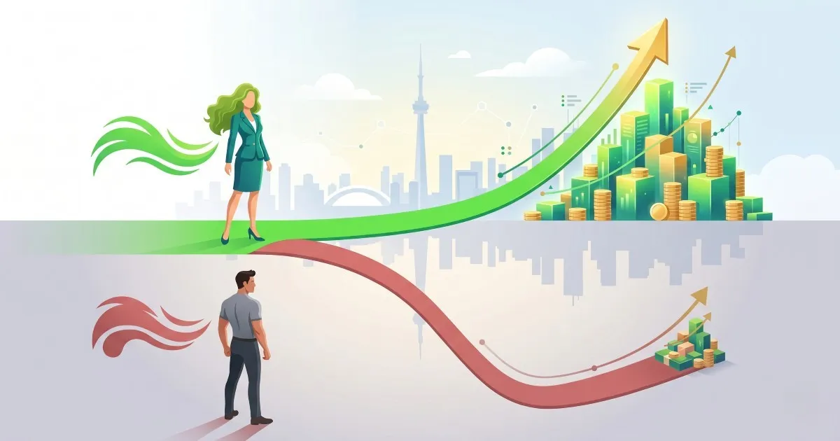Investing at ages 20, 30, and 40 growth paths showing the real cost of waiting to start